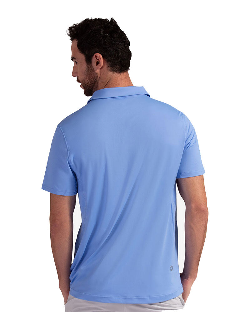 Bloquv Short Sleeve Polo (M) (Indigo) Bloquv