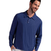 Bloquv Long Sleeve Polo (M) (Navy) Bloquv