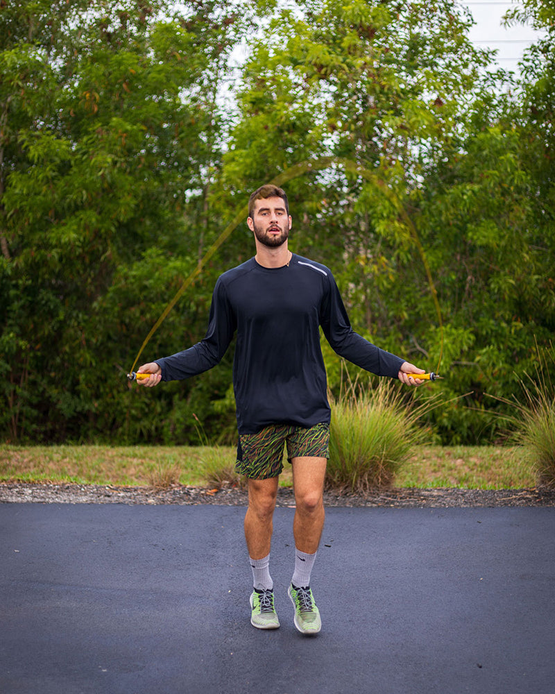 Bloquv Jet Long Sleeve Tee (M) (Black) Bloquv