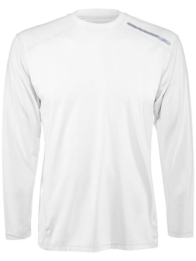 Bloquv Jet Long Sleeve Tee (M) (White) Bloquv