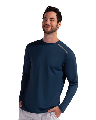 Bloquv Jet Long Sleeve Tee (M) (Midnight Blue) Bloquv