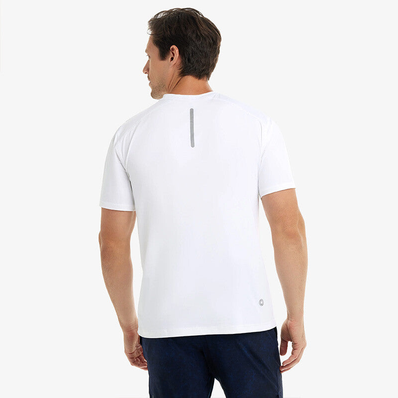 Bloquv Short Sleeve Crew (M) (White)
