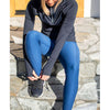 Bloquv Mock Zip Top (W) (Black)