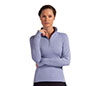 Bloquv Mock Zip Top (W) (Blue)