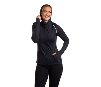 Bloquv Hoodie Jacket (W) (Black)