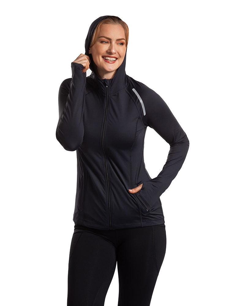 Bloquv Hoodie Jacket (W) (Black)