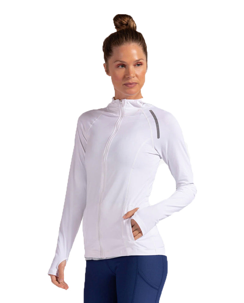 Bloquv Hoodie Jacket (W) (White)