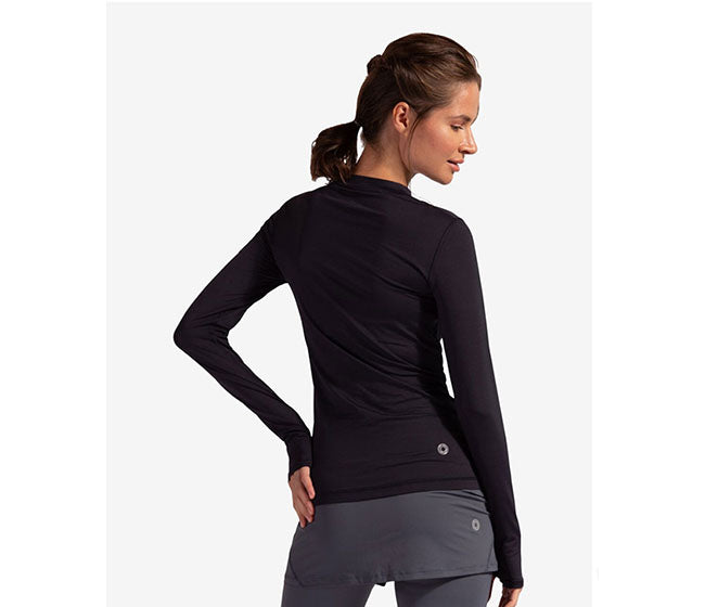Bloquv 24/7 Long Sleeve Top (W) (Black)