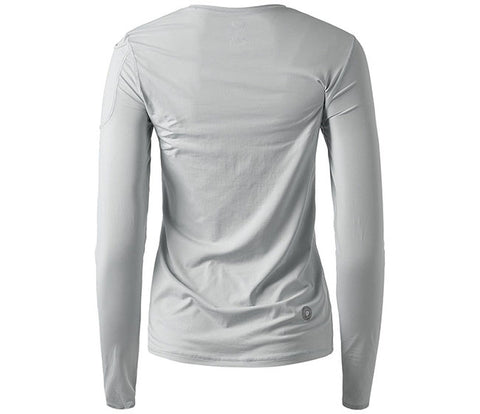 Bloquv 24/7 Long Sleeve Top (W) (Gray)