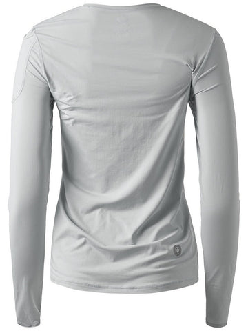 Bloquv 24/7 Long Sleeve Top (W) (Gray)