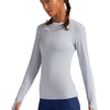Bloquv 24/7 Long Sleeve Top (W) (Gray)