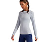 Bloquv 24/7 Long Sleeve Top (W) (Gray)