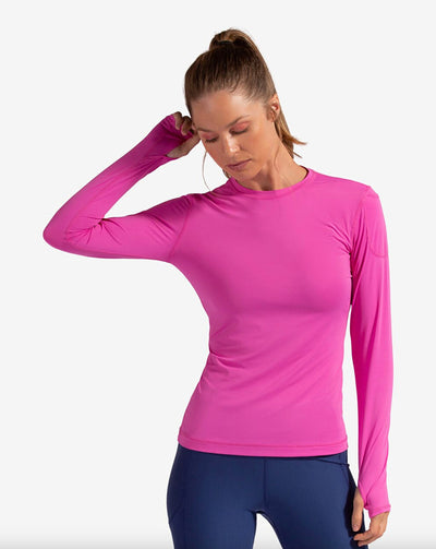 Bloquv 24/7 Long Sleeve Top (W) (Pink) Bloquv