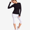 Bloquv Long Sleeve Pullover (W) (Black) Bloquv