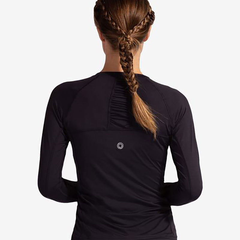 Bloquv Long Sleeve Pullover (W) (Black) Bloquv