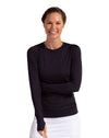 Bloquv Long Sleeve Pullover (W) (Black) Bloquv