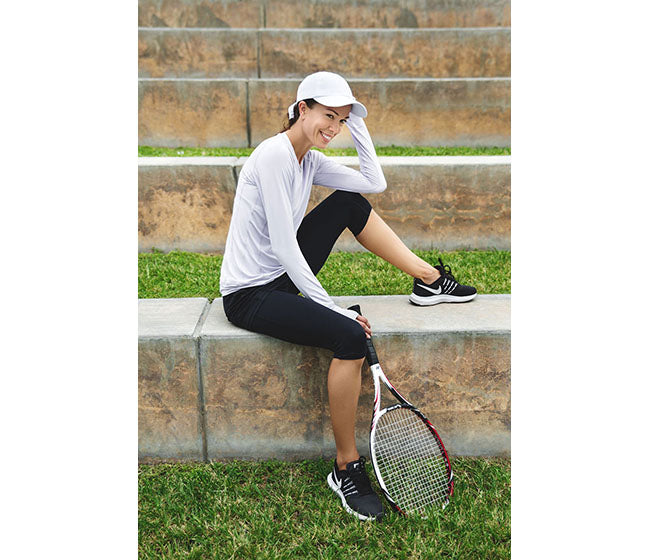 Bloquv Long Sleeve Pullover (W) (White)