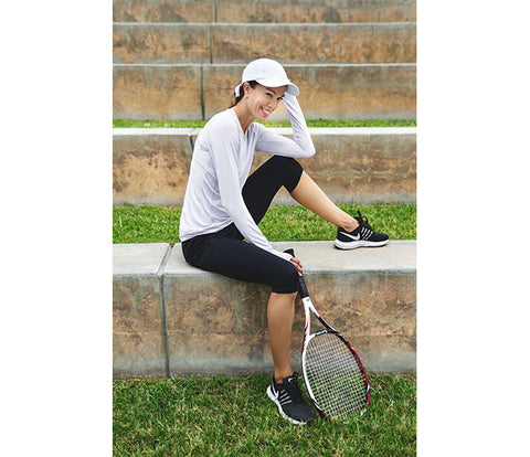Bloquv Long Sleeve Pullover (W) (White)