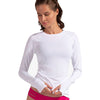 Bloquv Long Sleeve Pullover (W) (White) Bloquv