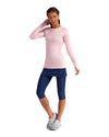 Bloquv Long Sleeve Pullover (W) (Pink) Bloquv