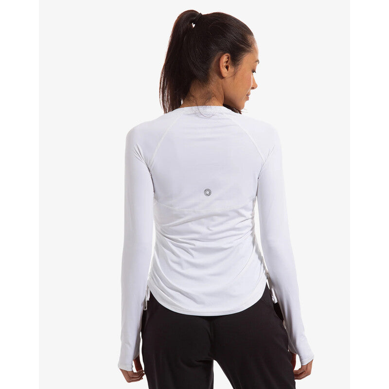 Bloquv Drawstring Long Sleeve Crew (W) (Black) Bloquv