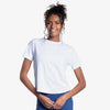 Bloquv Relaxed Short Sleeve Crew (W) (White)