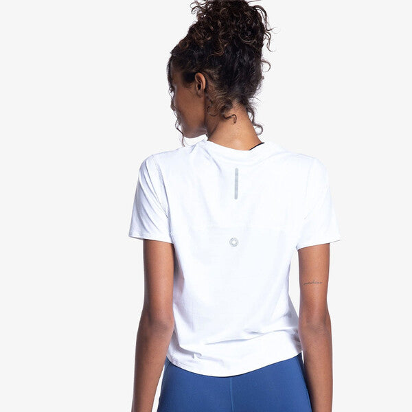 Bloquv Relaxed Short Sleeve Crew (W) (White)