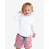 Bloquv Kids Crew Neck Long Sleeve Top (U) (White)