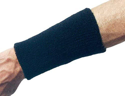 Tourna Wrist Towel 6" (1X) (Navy) Tourna