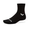 Swiftwick Aspire Quarter Crew High Circuit (Black)