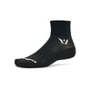 Swiftwick Aspire Two Quarter Crew (Black) Swiftwick
