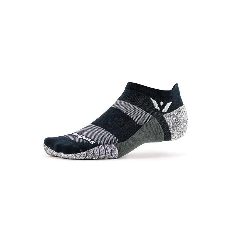 Swiftwick Flite Xt Zero Tab No Show (Black) Swiftwick
