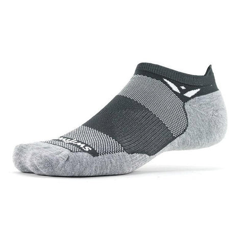 Swiftwick Maxus Zero Tab No Show (Grey)