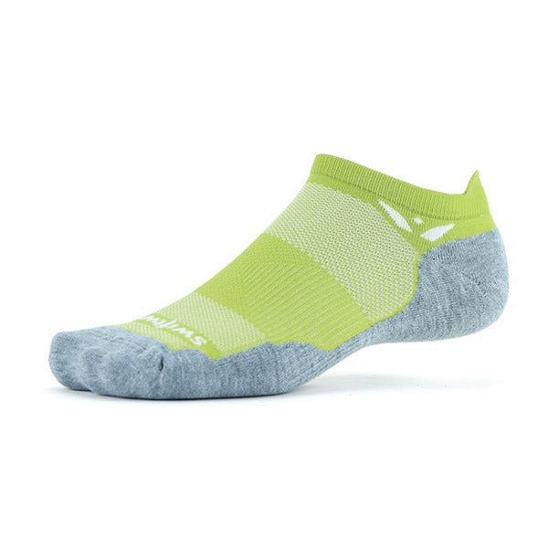 Swiftwick Maxus Zero Tab No Show (Green) Swiftwick