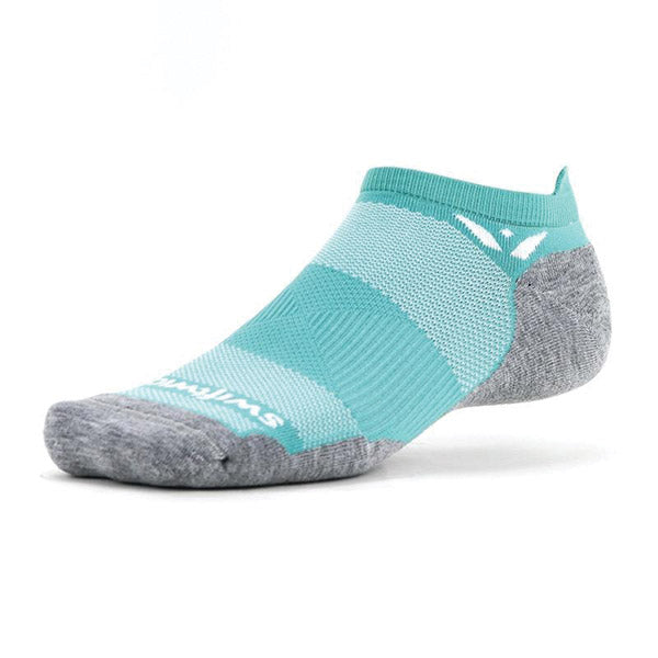 Swiftwick Maxus Zero Tab No Show (Lt. Blue) Swiftwick