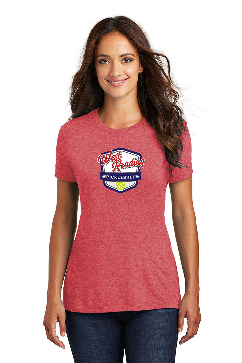 West Reading Pickleball Tri Tee (W) (Red)