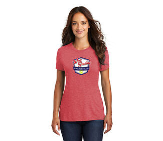 West Reading Pickleball Tri Tee (W) (Red)