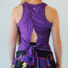Faye+Florie Tie Back Tank (W) (Purple)
