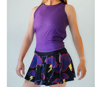 Faye+Florie Tie Back Tank (W) (Purple)