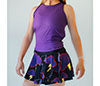 Faye+Florie Tie Back Tank (W) (Purple)