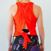 Faye+Florie Tie Back Tank (W) (Red)