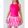 Faye+Florie Tie Back Tank (W) (Launch Pink)