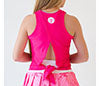 Faye+Florie Tie Back Tank (W) (Launch Pink)