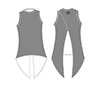 Faye+Florie Tie Back Tank (W) (Grey)