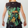 Faye+Florie Jungle Print Muscle Tank (W) (Black)