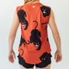 Faye+Florie Panther Print Muscle Tank (W) (Red)