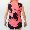 Faye+Florie Panther Print Muscle Tank (W) (Pink) Faye+Florie