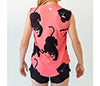 Faye+Florie Panther Print Muscle Tank (W) (Pink)