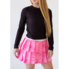 Faye+Florie Tie Back Long Sleeve Top (W) (Black)