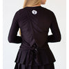 Faye+Florie Tie Back Long Sleeve Top (W) (Black)